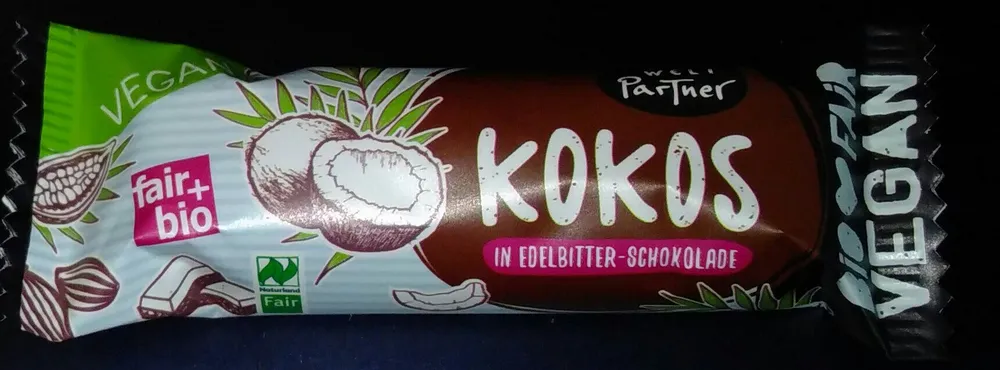 Kokos in Edelbitter-Schokolade