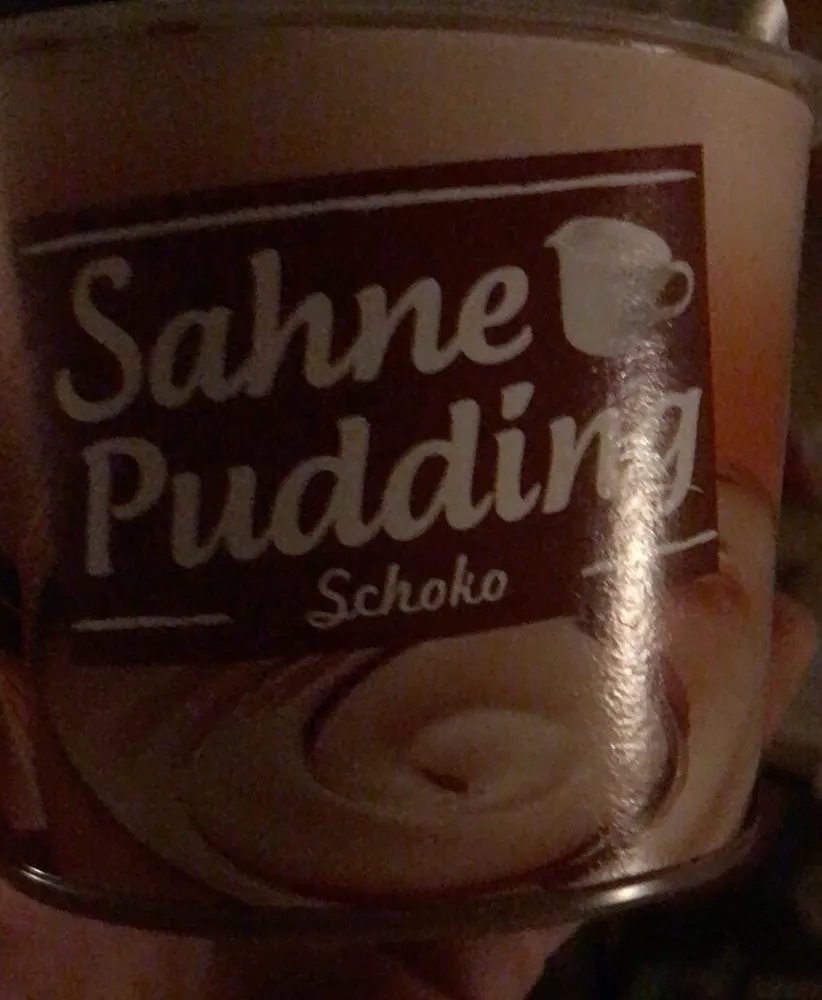 Sahne pudding schoko