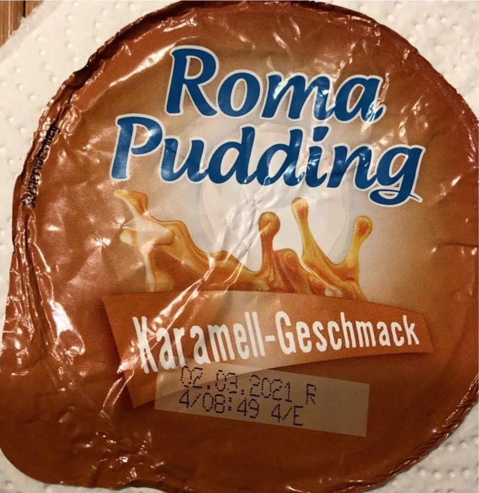 Roma Pudding, Karamell