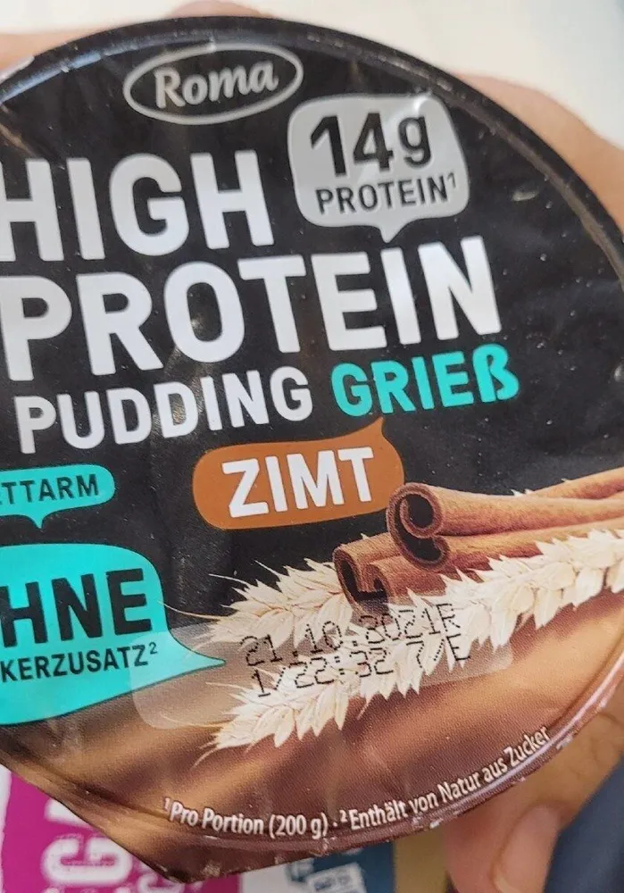 High Protein Pudding Grieß