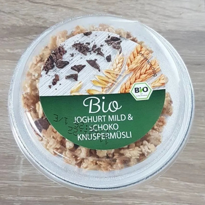 Joghurt mild und Schoko Knuspermüsli