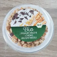 Joghurt mild und Schoko Knuspermüsli