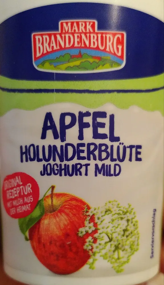 Apfel Holunderblüte Joghurt mild