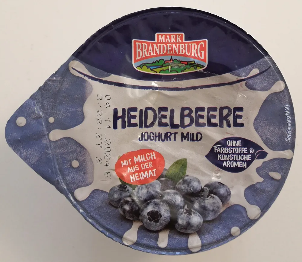 Joghurt mild Heidelbeere