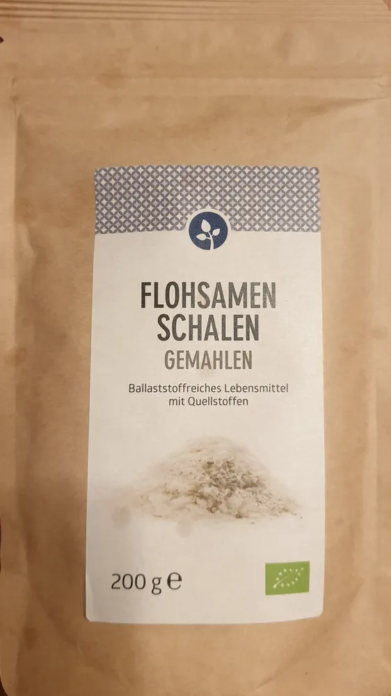 Flohsamen Schalen gemahlen
