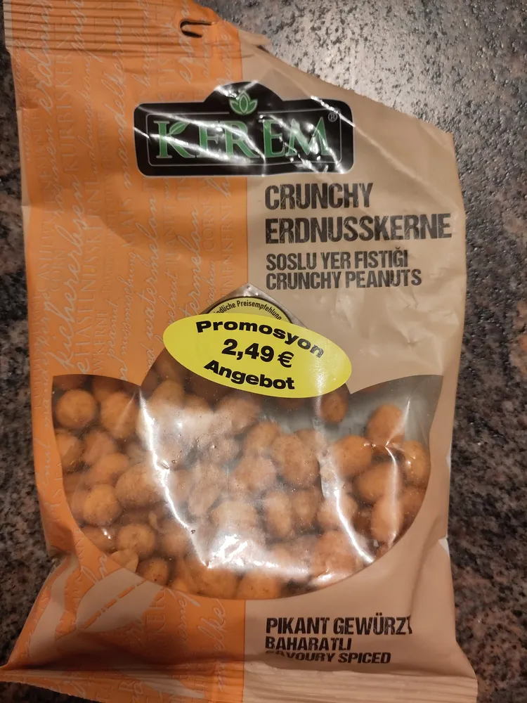 Crunchy Erdnusskerne