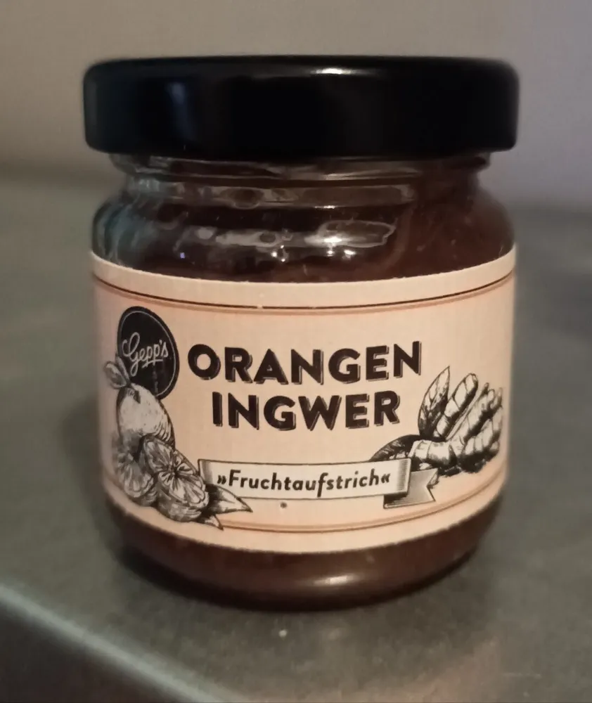 Orangen Ingwer Aufstrich