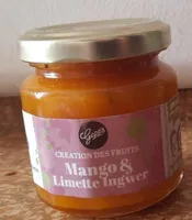 Creation des fruits Mango und Limette Ingwer