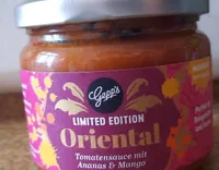 Oriental Tomatensauce mit Ananas und Mango Limited Edition