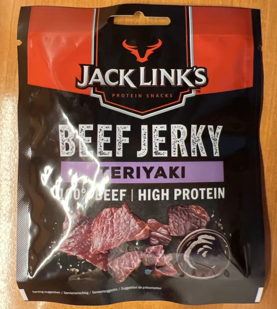 Beef jerky teriyaki