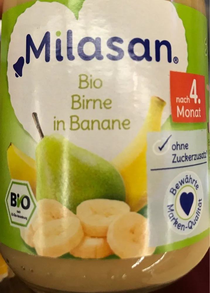 Bio birne mit Banane