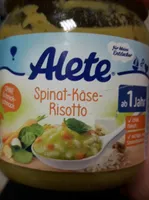 Spinat-käse-risotto