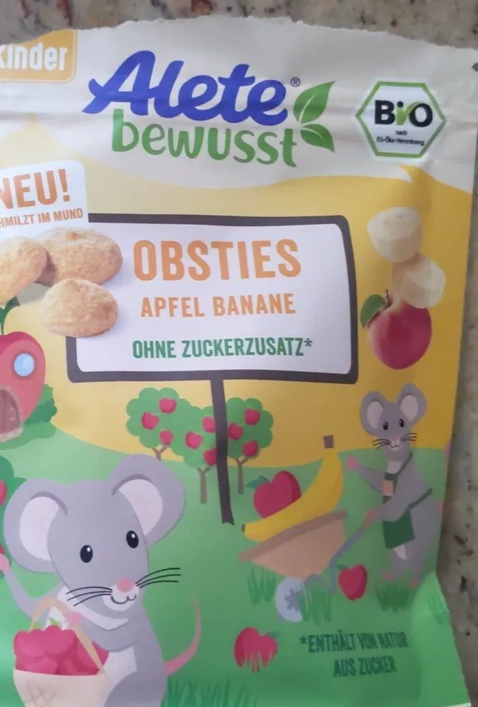Obsties Apfel Banane