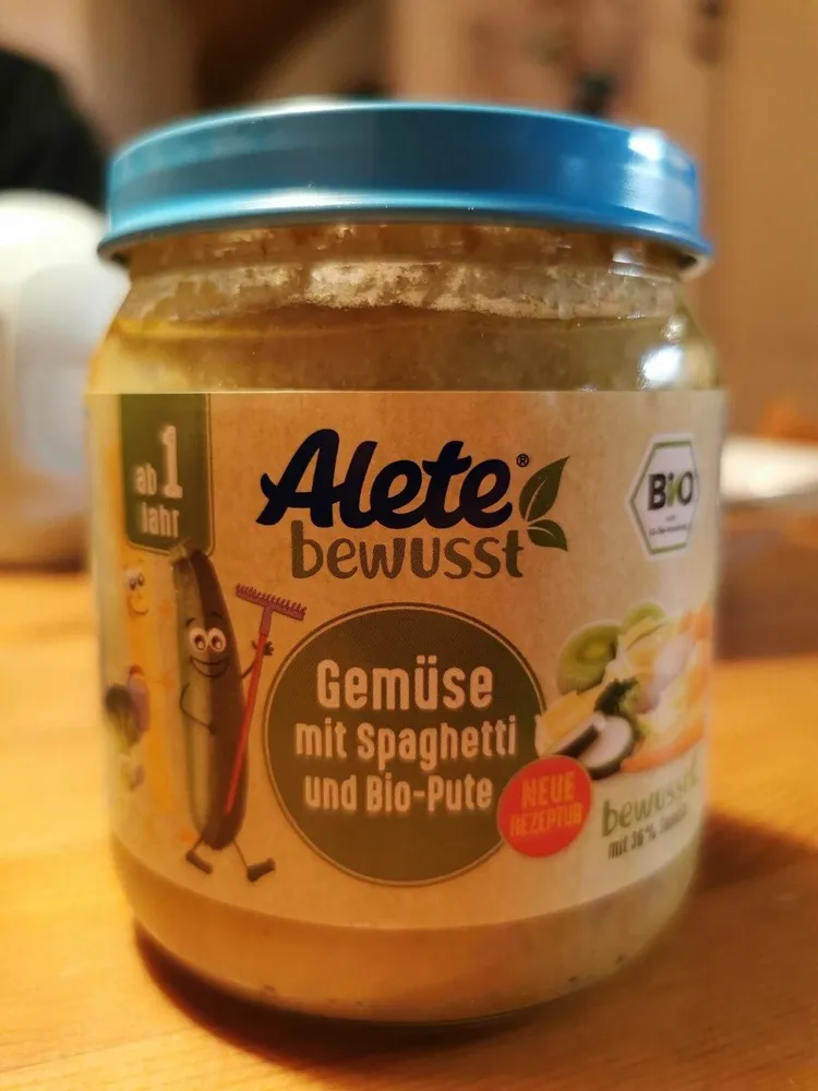 Gemüse mit Spaghetti und Pute