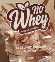 No Whey vegan protein Hazelnut Cream Flavor