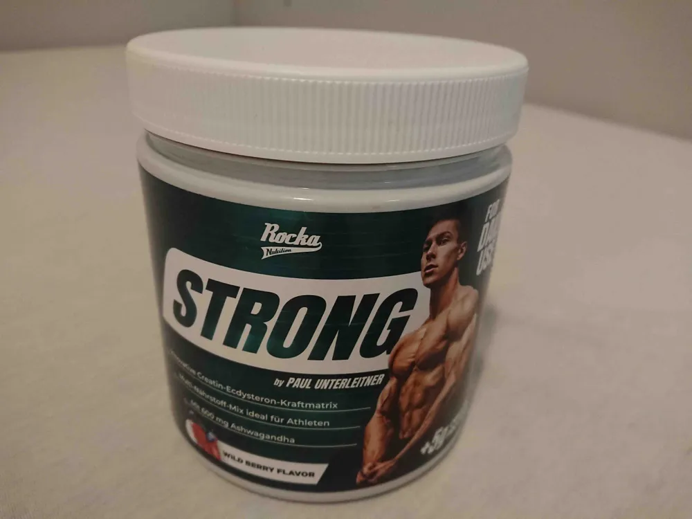Strong "Multinährstoff mit Creatin & Ashwagandha" - Wildberry