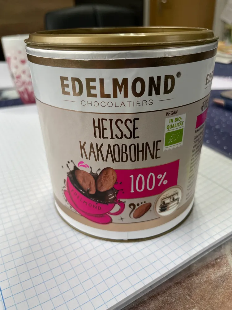 Heiße Kakaobohne