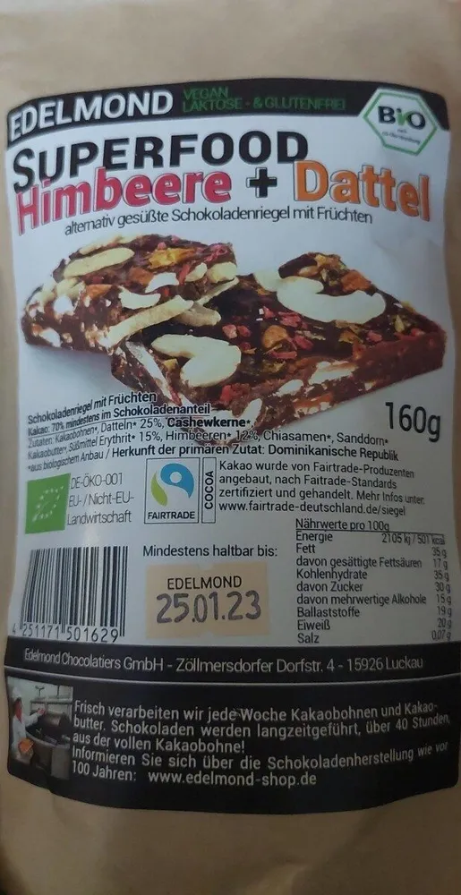 Superfood Himbeere + Dattel