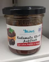 Kalamata Oliven Aufstrich mit roter Paprika und Oregano