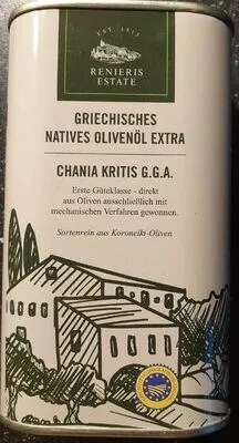 Griechisches Natives Olivenöl extra Chania Kritis G.G.A.