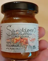 Sanddorn fruchtaufstrich mit orange