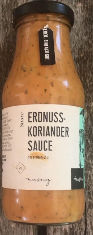 Erdnuss-Koriander Sauce