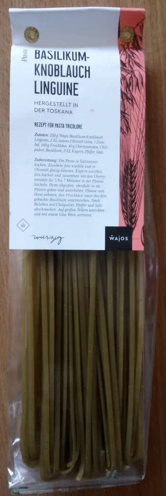 Nudeln Basilikum-Knoblauch-Linguine