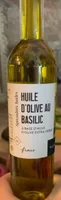 Huile d’olive au basilic