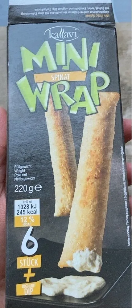 Mini Wrap Spinat