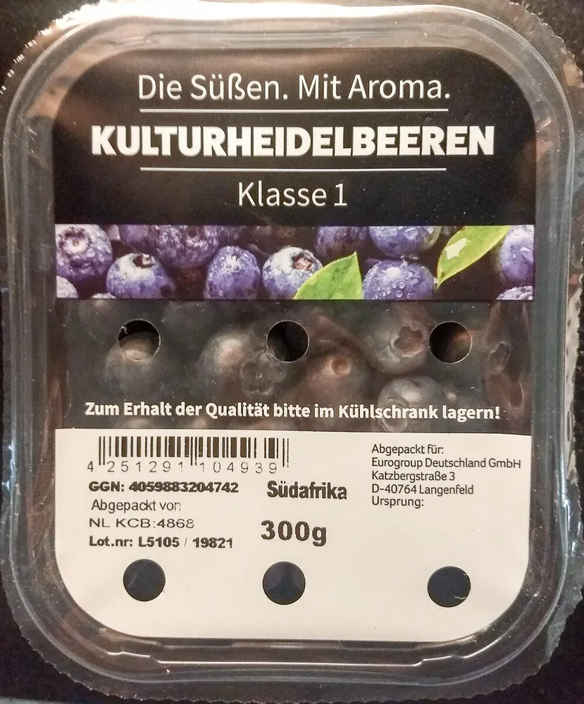 Kulturheidelbeeren