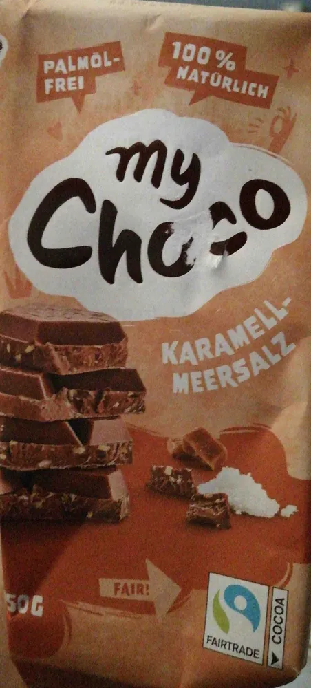 Vollmilchschokolade Karamell-Meersalz
