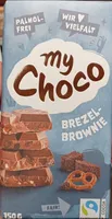 Mychoco brezel brownie