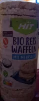 Bio Reis Waffel mit Meersalz (Vollkorn)