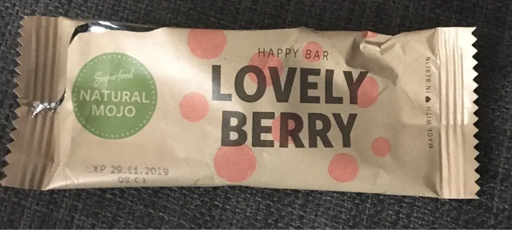 Happy bar natural mojo berry
