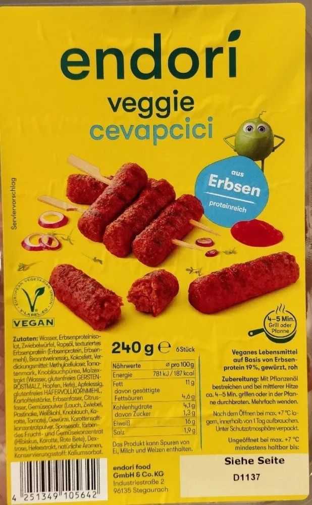 Veggie  Cevapcici