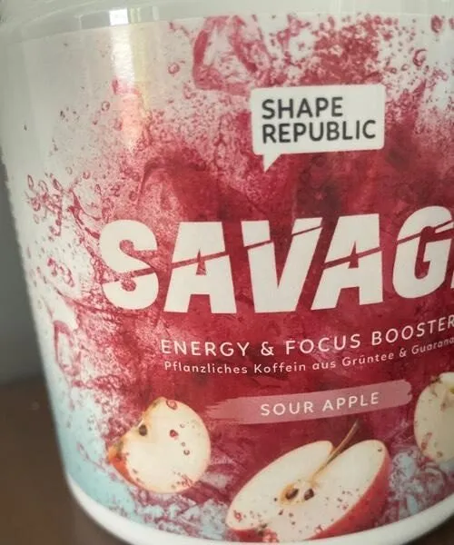 SAVAGE ENERGY & FOCUS BOOSTER Sour Apple