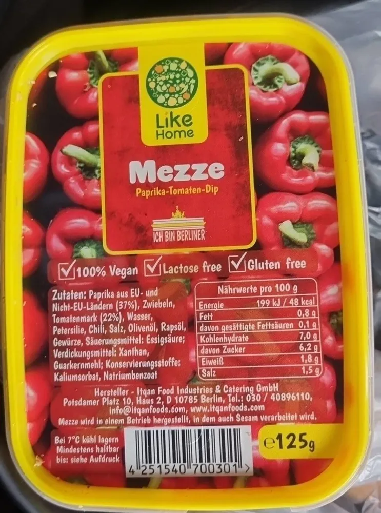 Mezze Parika-Tomaten-Dip
