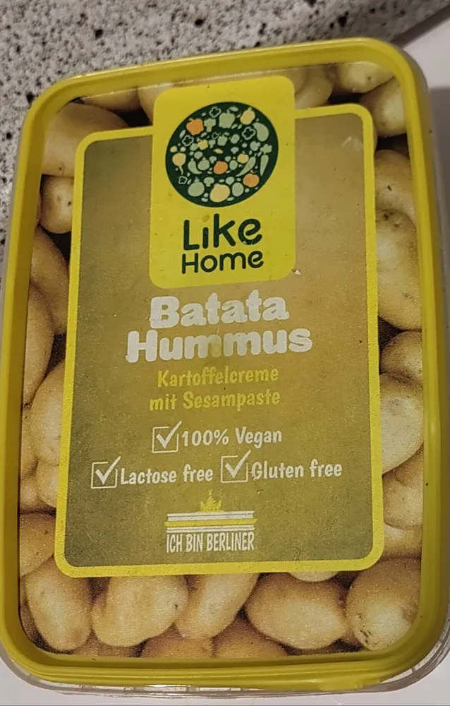 Batata Hummus Kartoffelcreme mit Sesampaste