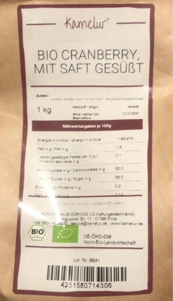 Bio Cranberry