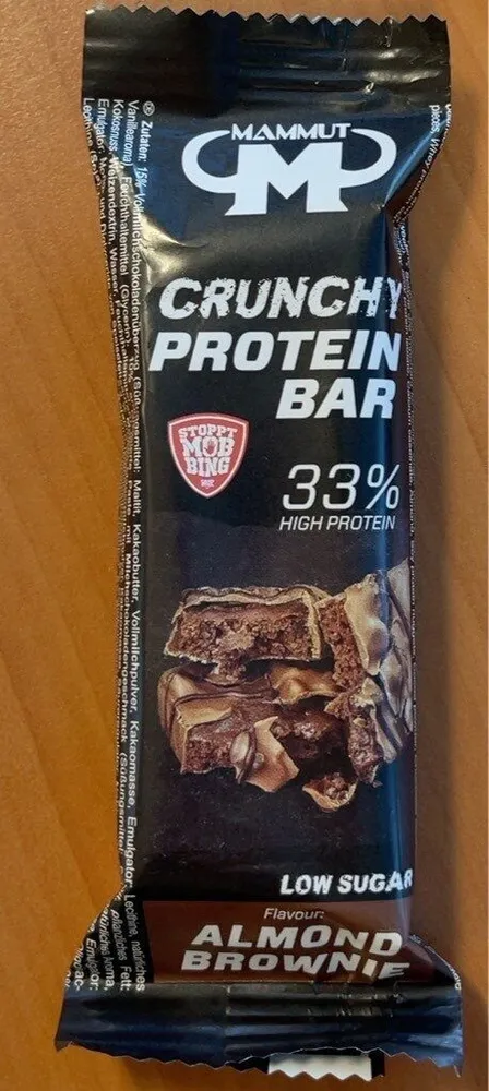 Crunchy protein bar