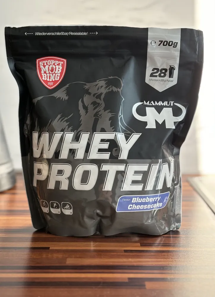 Whey Protein Blueberry Cheesecake