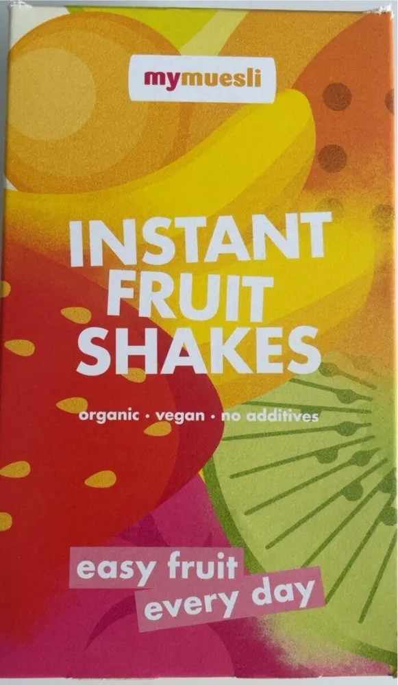 Instant fruit shakes