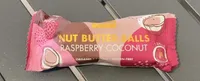 Nut butter balls raspberry coconut