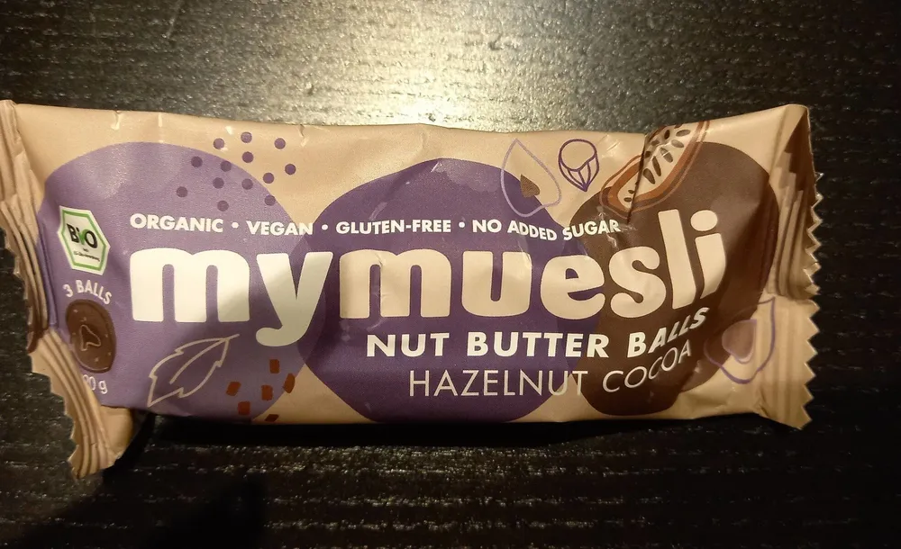 NUT BUTTER BALLS-Hazelnut Cacao
