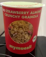 Bio strawberry almond crunchy granola