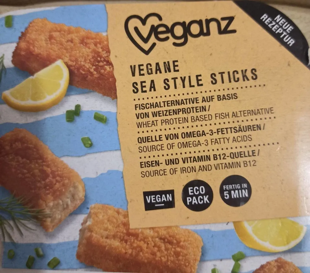 Vegane sea style sticks