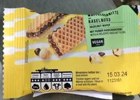 Hazelnut wafer