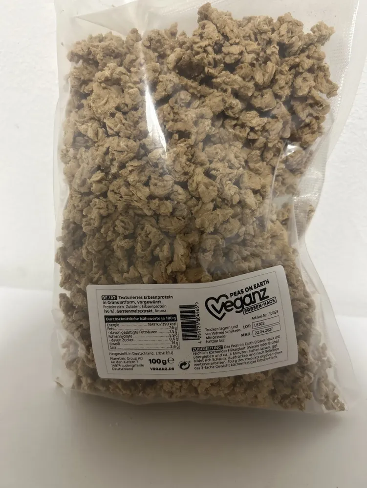 Peas On Earth Erbsen Hack