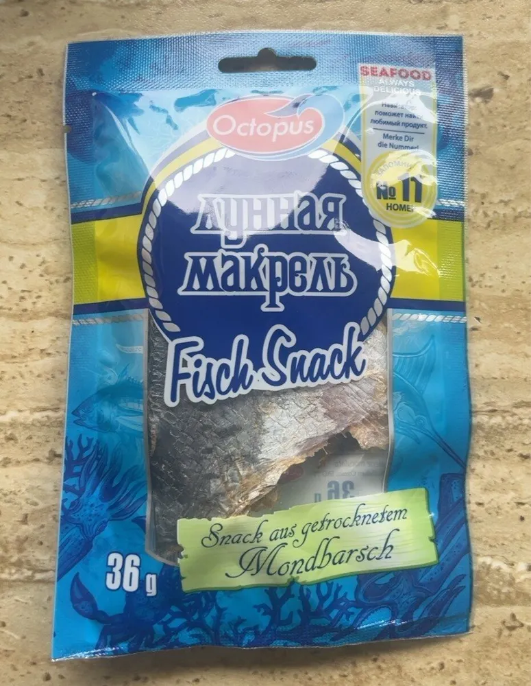 Mondbarsch - getrocknet und gesalzen