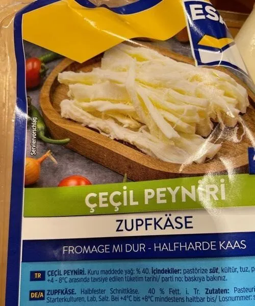 Zupfkäse çeçil Peynir
